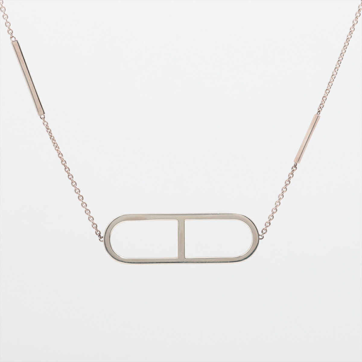 【中古】エルメス エヴァー シェーヌ ダンクル ネックレス 925 39.9g シルバーのサムネイル