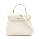 【中古】エルメス ケリー25 トゴ マ