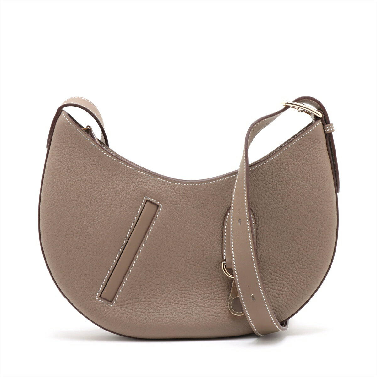 【中古】エルメス プティ アルソン トゴ エトゥープ ゴールド金具 W:2024年のサムネイル