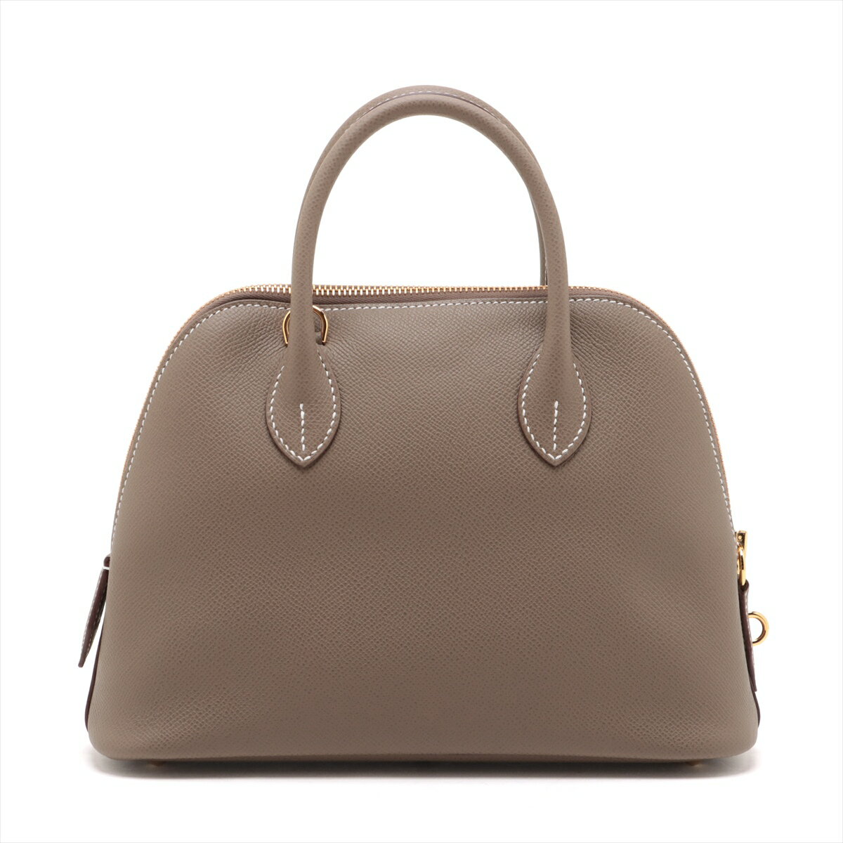 【中古】エルメス ボリード1923 25 ヴォーエプソン エトゥープ ゴールド金具 W:2024年のサムネイル