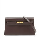 【中古】エルメス ケリーエラン ヴォーマダム ハバナ ゴールド金具 W:2024年