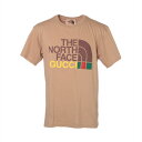 【中古】グッチ コットン Tシャツ S メンズ ブラウン 615044(4)