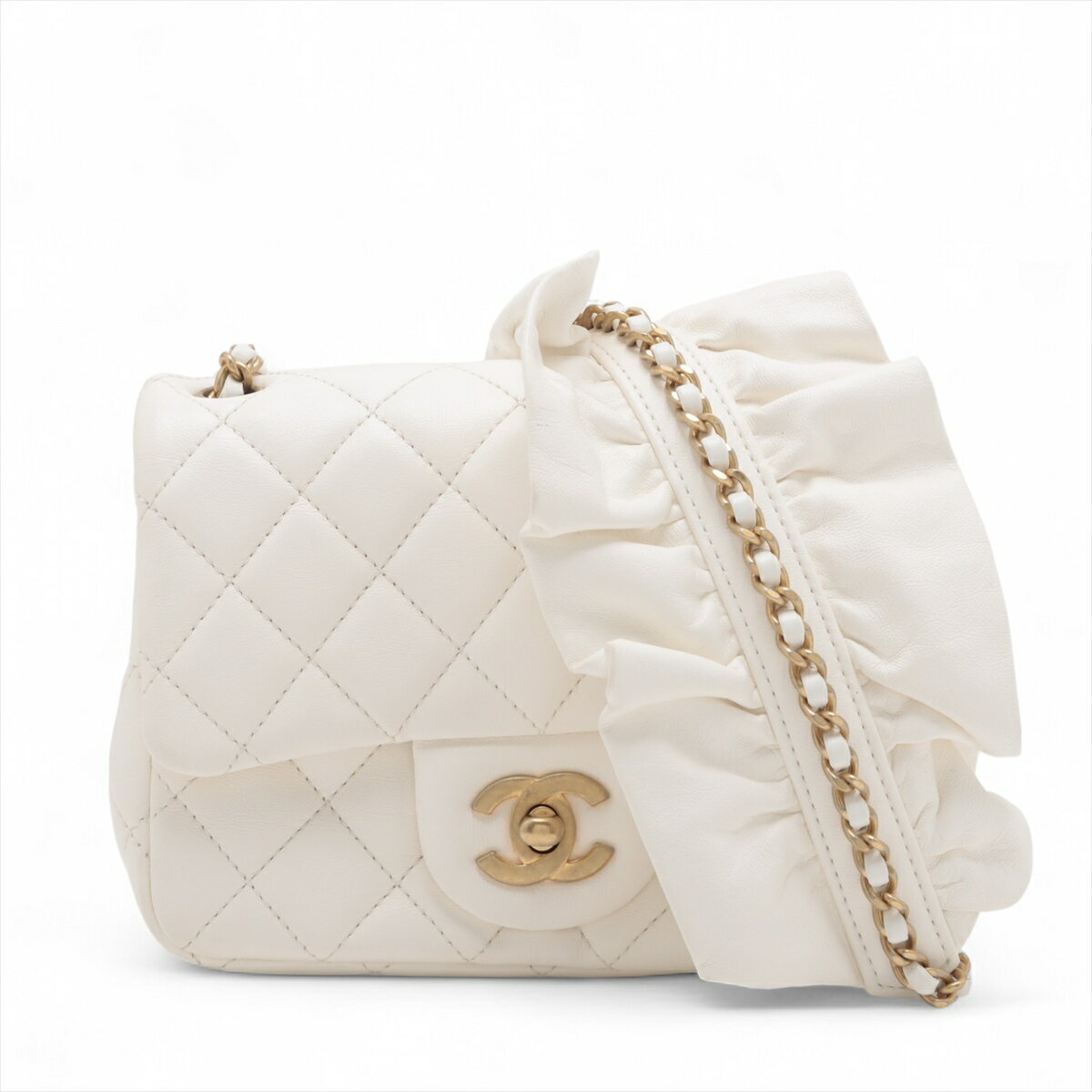 ◆NEW◆CHANEL◆ マトラッセ フリル チェーン ショルダーバッグ 楽天市場】フリル ショルダーバッグ(ブランドシャネル)の通販