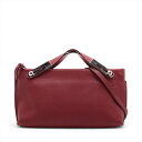 【中古】ロエベ ミッシー スモール レザー ショルダーバッグ レッド