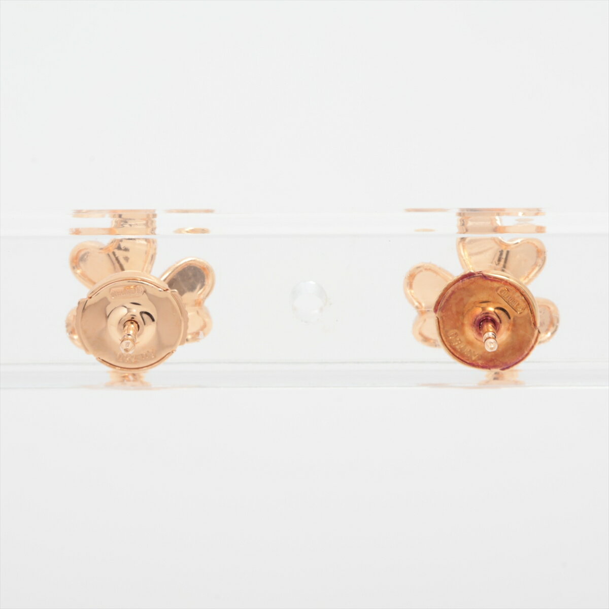 【中古】ヴァンクリーフ&アーペル フリヴォル ミニ ルビー ピアス 750(YG) 3.2g VCARP7SA00