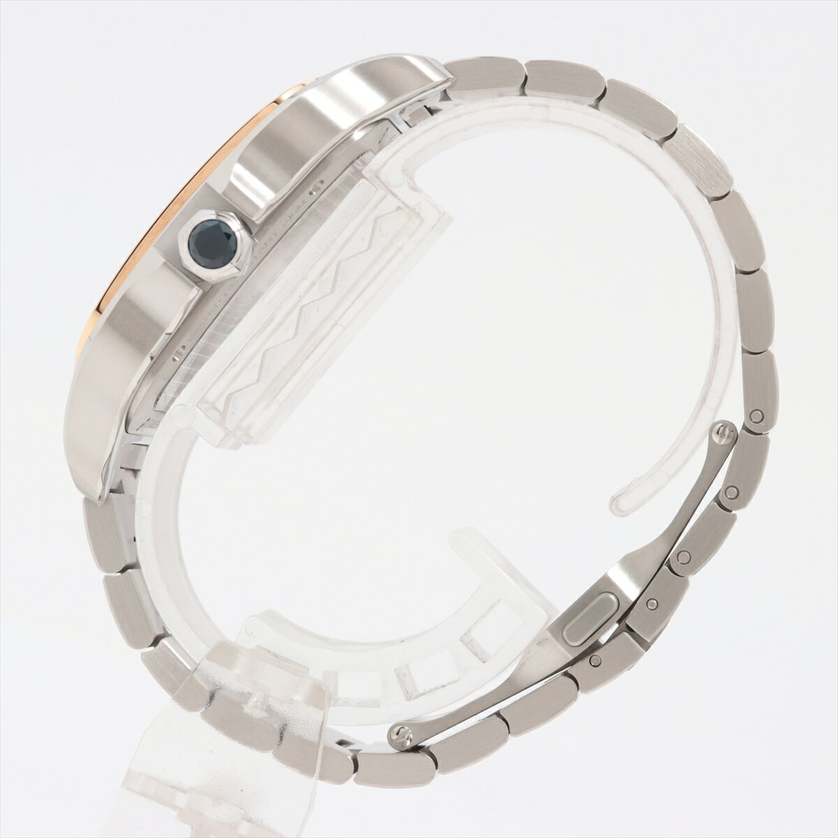 【中古】カルティエ サントス ドゥ カルティエ LM WHSA0012 SS×YG SS×YG 手巻き スケルトン文字盤 あまりごま5