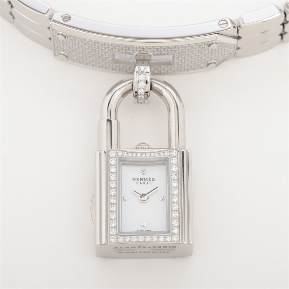 【中古】エルメス ケリーウォッチ KE4.131 SS SS QZ シェル文字盤のサムネイル