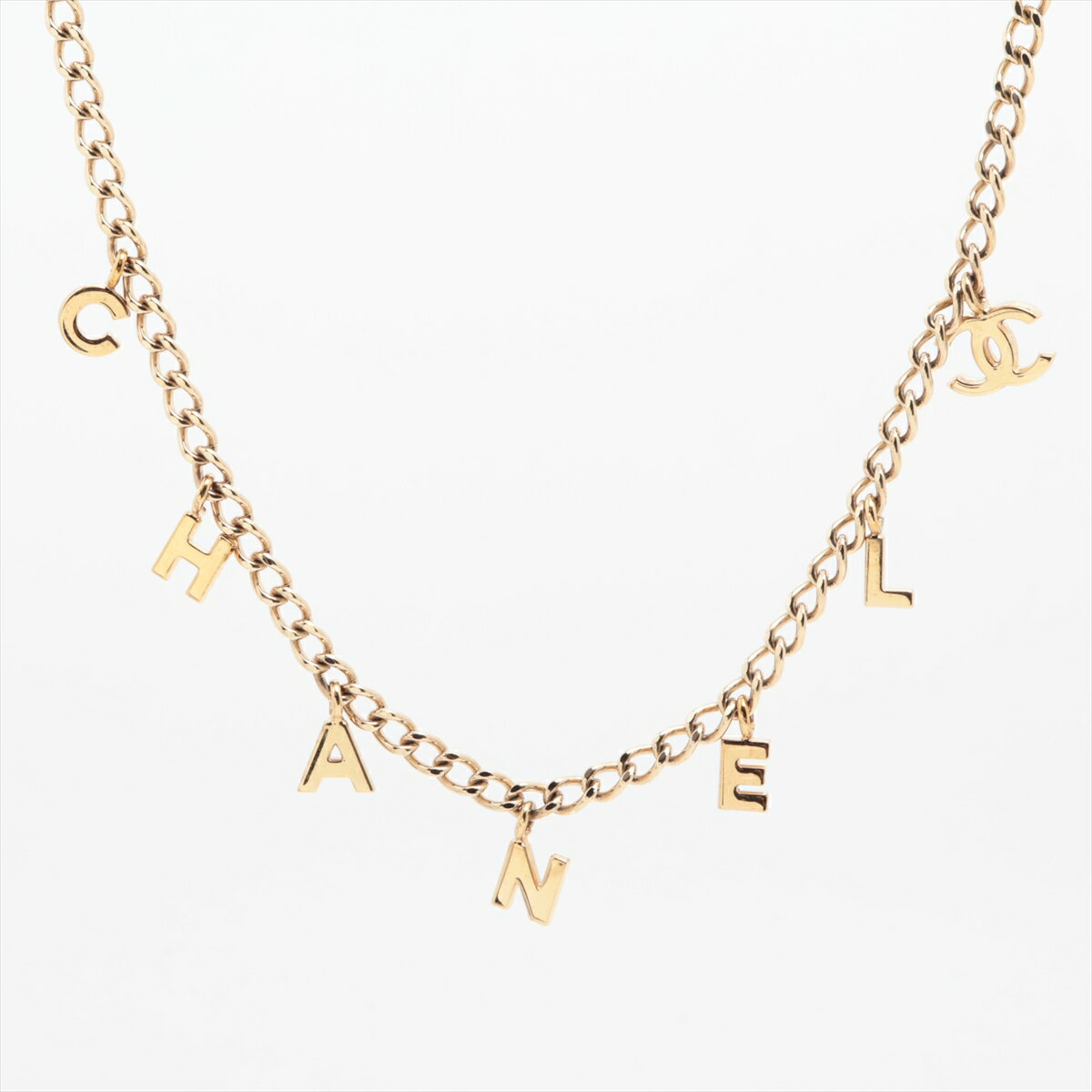 【中古】シャネル ココマーク ロゴ 02A ネックレス GP ゴールドのサムネイル