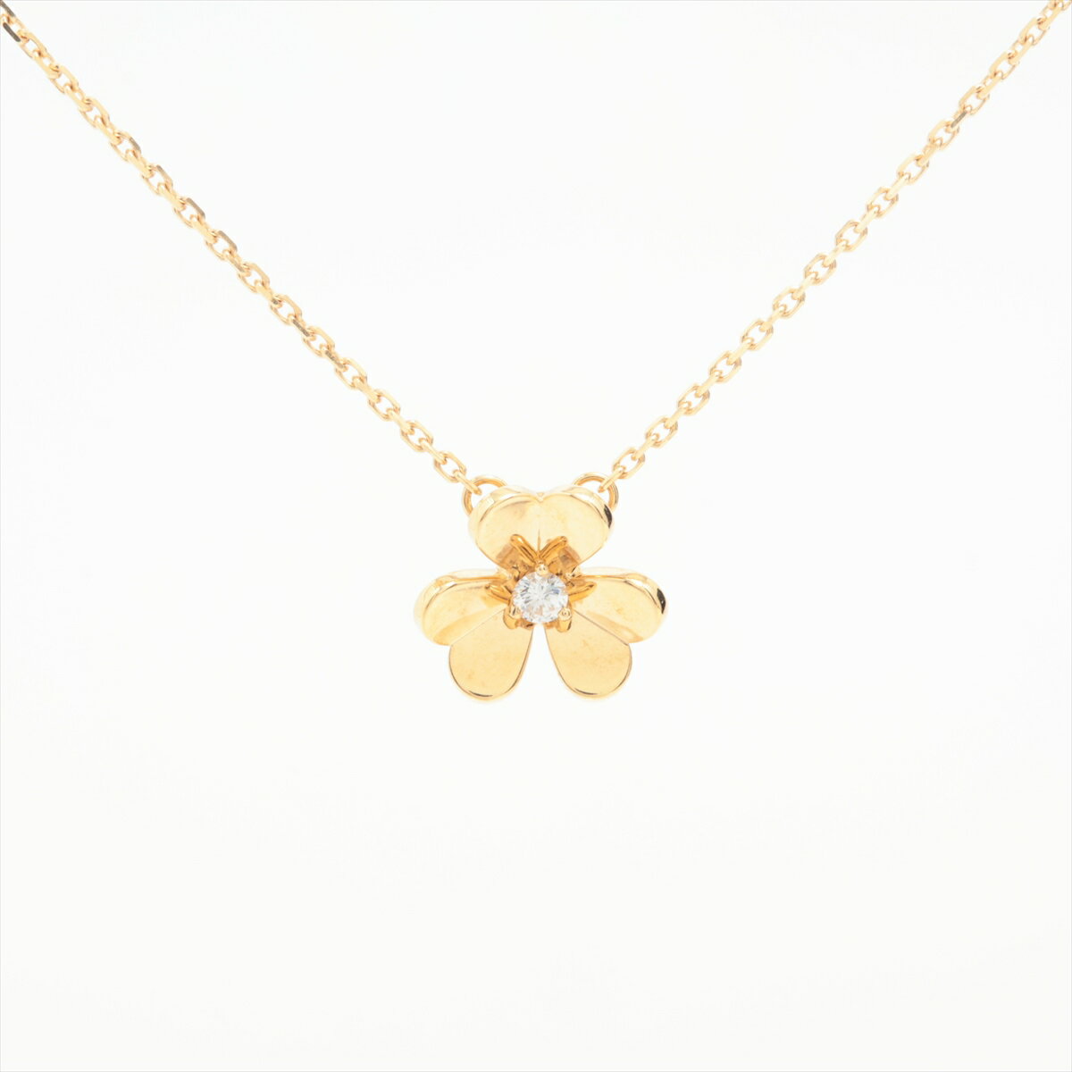 【中古】ヴァンクリーフ&アーペル フリヴォル ミニ ダイヤ ネックレス 750(YG) 3.3g VCARP0J100のサムネイル