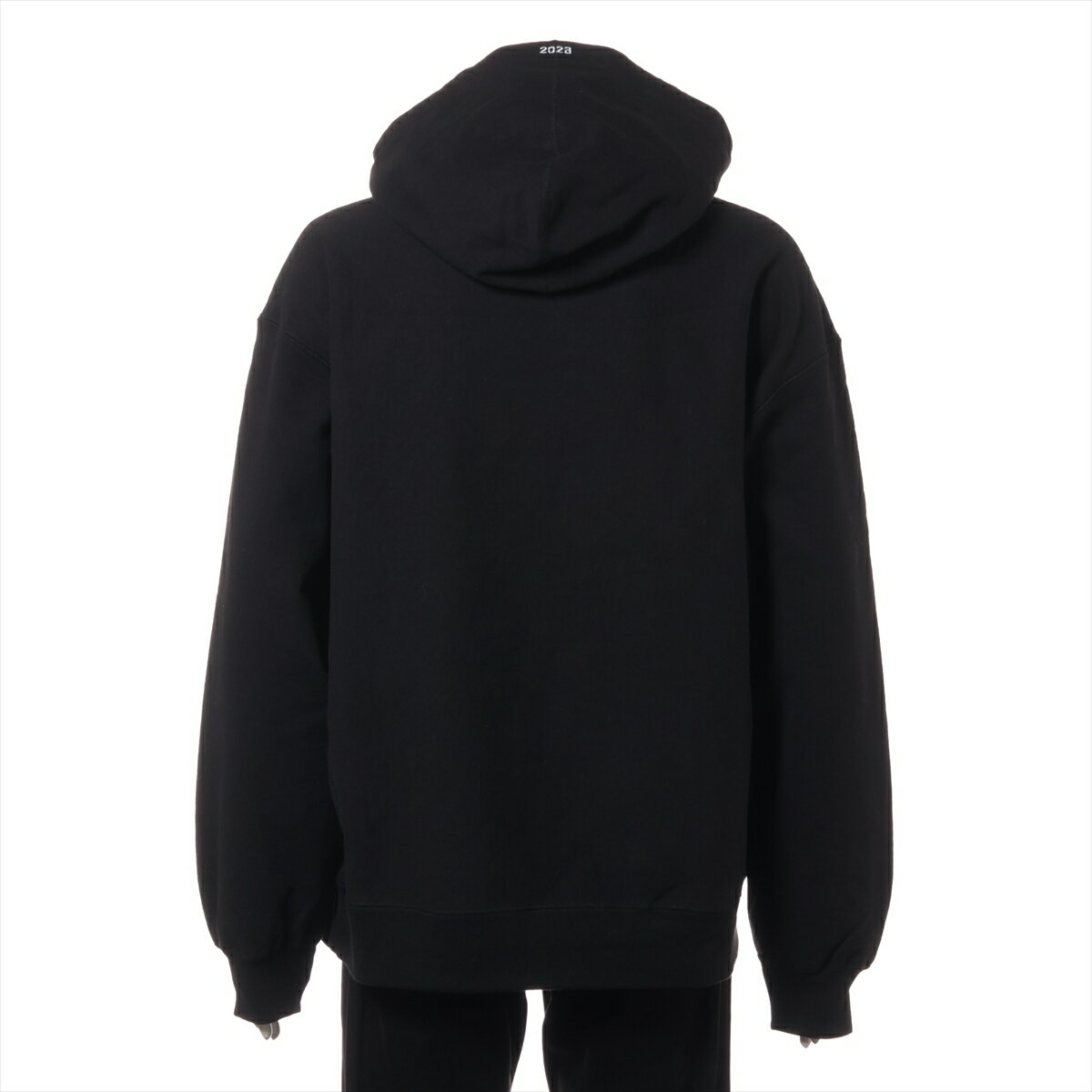 【中古】シュプリーム 23AW コットン パーカー L メンズ ブラック ボックスロゴ