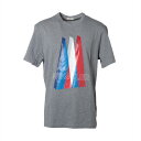 【中古】モンクレール 20年 コットン Tシャツ M メンズ グレー F20918C78410