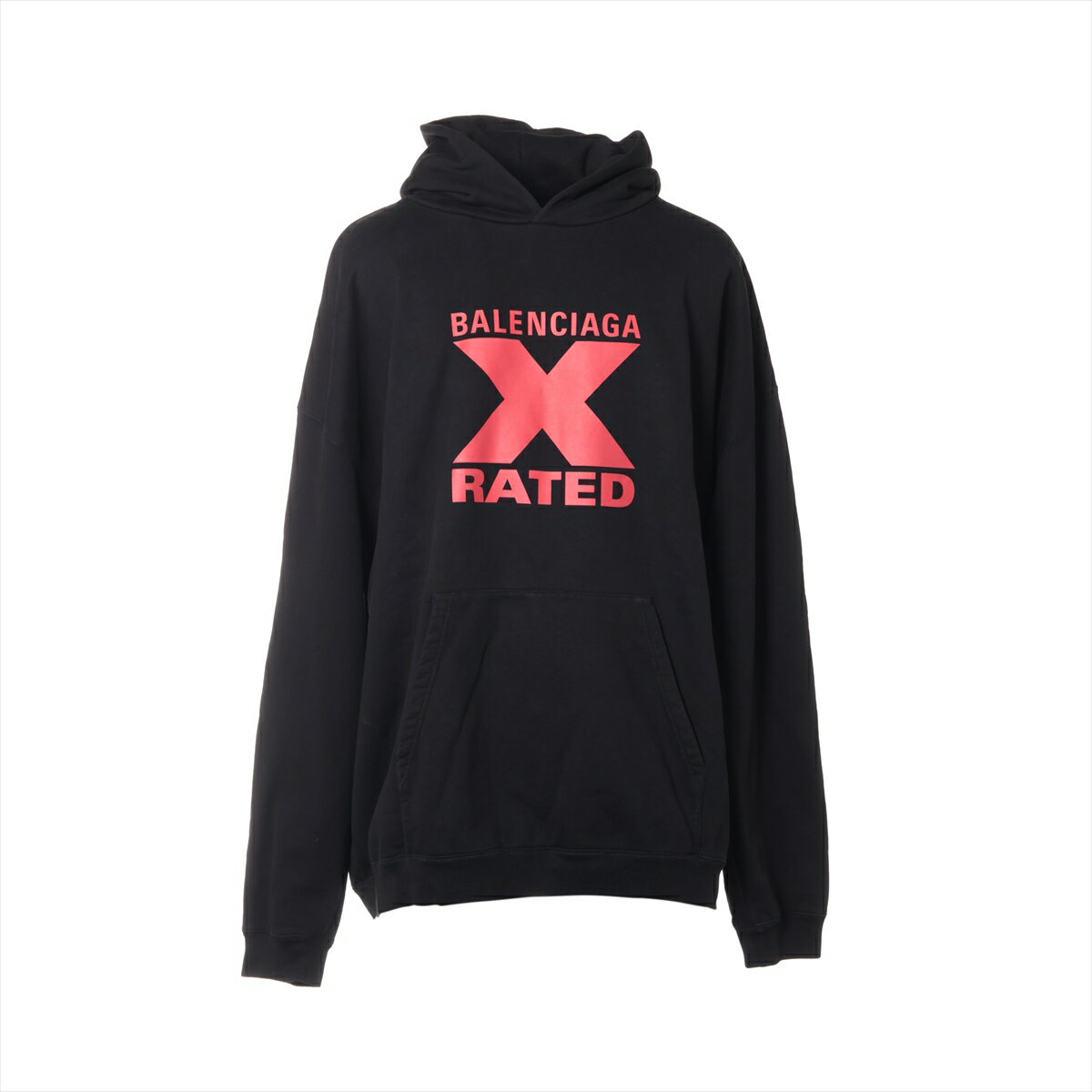 商品番号 A3857678 カテゴリ トップス ブランド バレンシアガ 商品ランク B サイズ 表記サイズ：M 総丈：約81.0 肩幅：約80.0 身幅：約82.0 袖丈：約63.5 付属品 なし カラー ブラック 素材 コットン 備考 プリントひび割れ、全体に使用感、シミ、スレがあります。 サイズガイドはこちら