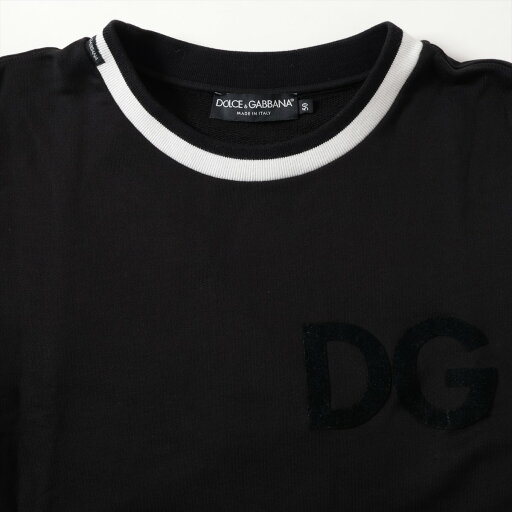 【中古】ドルチェ&ガッバーナ コットン スウェット 50 メンズ ブラック G9OW6T