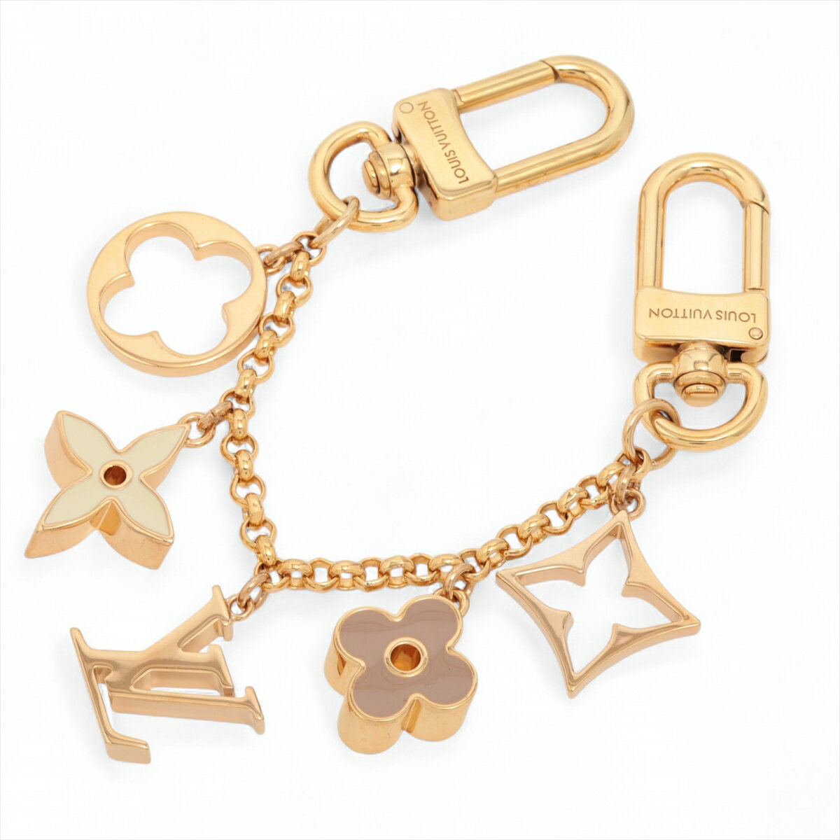 LouisVuitton キーホルダー キーリング フルール ドゥ LOUIS VUITTON ルイ・ヴィトンフルール ドゥ キーホルダー