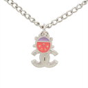 【中古】シャネル ココマーク 04P ネックレス GP シルバー
