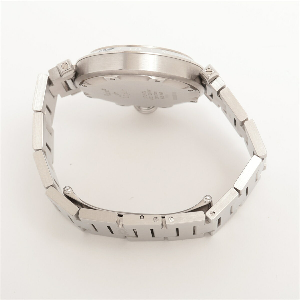 【中古】カルティエ パシャC W31029M7 SS SS AT シルバー文字盤