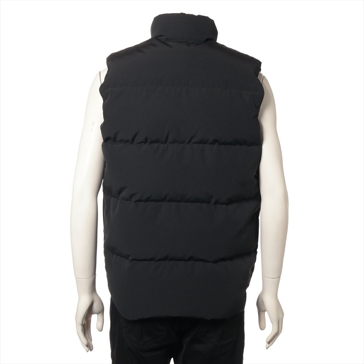 【中古】カナダグース FREESTYLE ナイロン ダウンベスト S メンズ ブラック 4125JM グリフィン