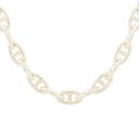 【中古】エルメス シェーヌダンクルGM ネックレス 29コマ 925 132.6g シルバー