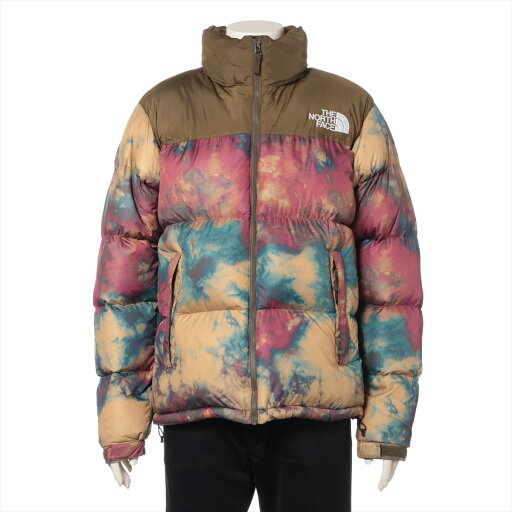 【中古】ノースフェイス ナイロン ダウンジャケット L メンズ カモフラ ND92235 フード収納あり 【中古】ノースフェイス ナイロン ダウンジャケット L メンズ カモフラ ND92235 フード収納あり