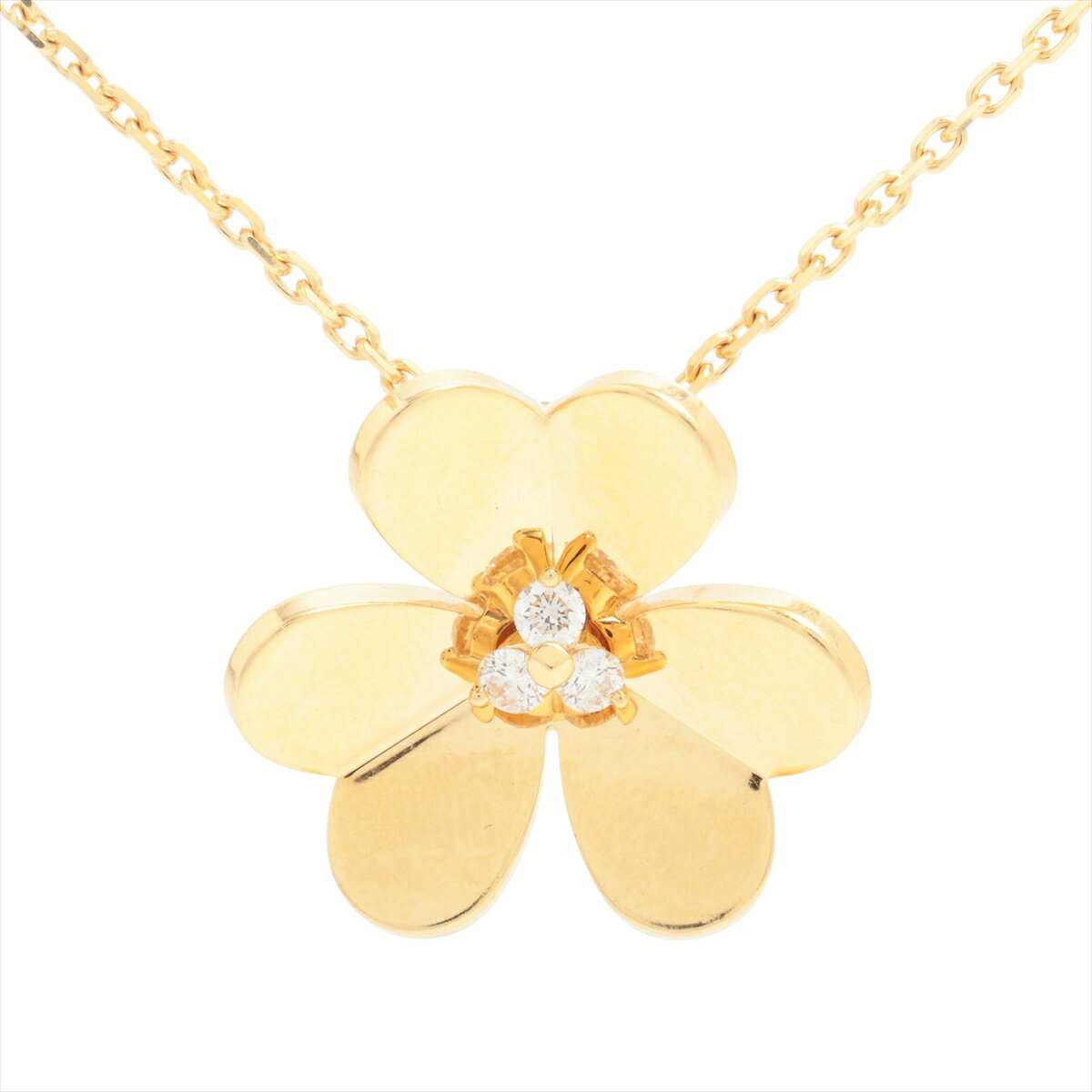 【中古】ヴァンクリーフ&アーペル フリヴォル ラージ ダイヤ ネックレス 750(YG) 10.6gのサムネイル