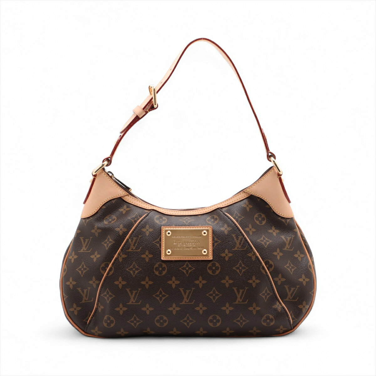 【中古】ヴィトン モノグラム テムズGM M56383 ブラウン