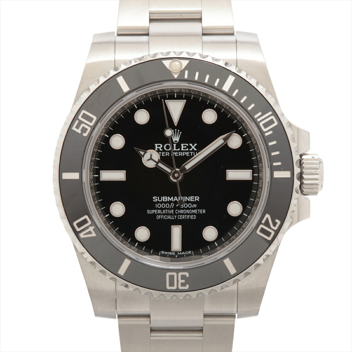 【中古】ロレックス サブマリーナー 114060 SS SS AT 黒文字盤