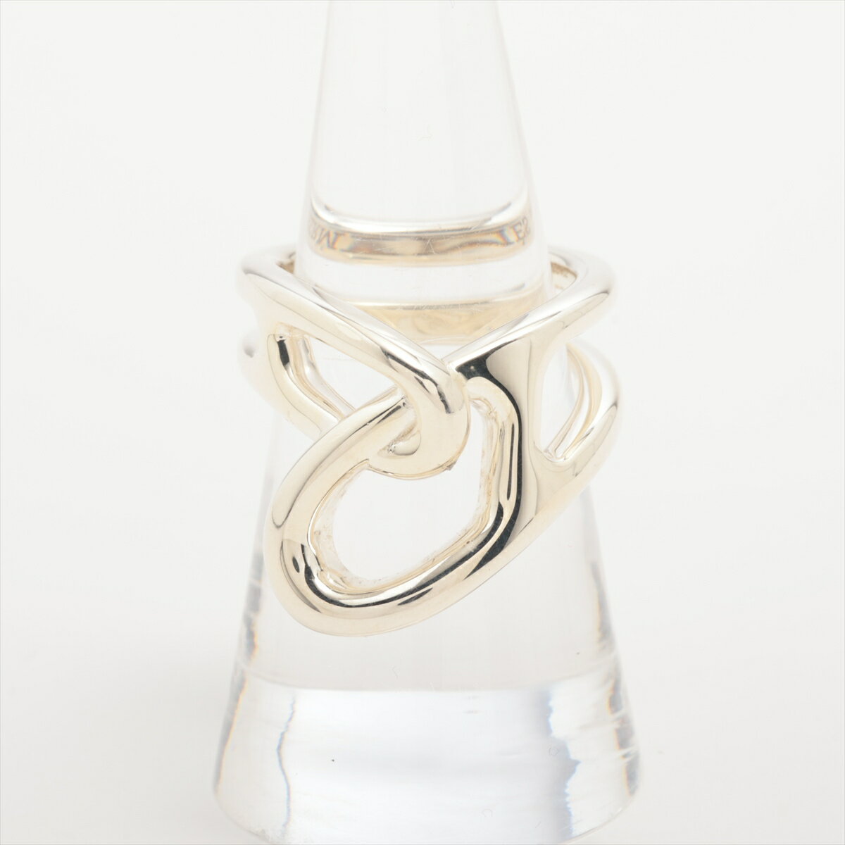 【中古】エルメス シェーヌダンクル パンク リング 54 925 11.8g シルバー