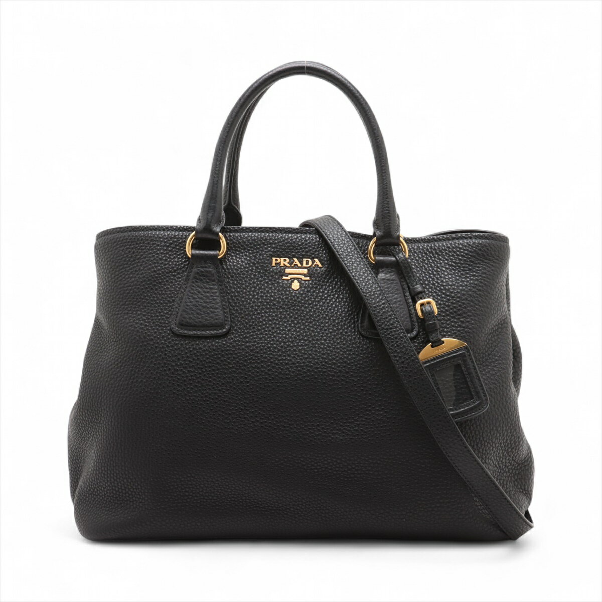 【大得価，新作登場】 美品 PRADA プラダ ヴィッテロダイノ レザー トートバッグ ショルダーバッグ バッグ BR5092 ピンク 89409