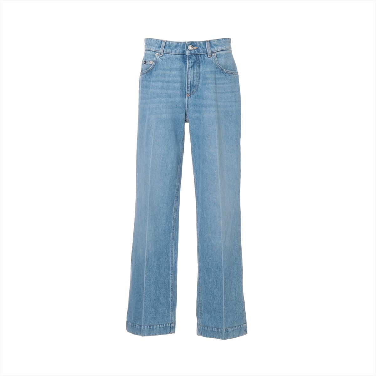 【中古】ドルチェ&ガッバーナ 25SS コットン デニムパンツ 40 レディース ブルー FTC8CD