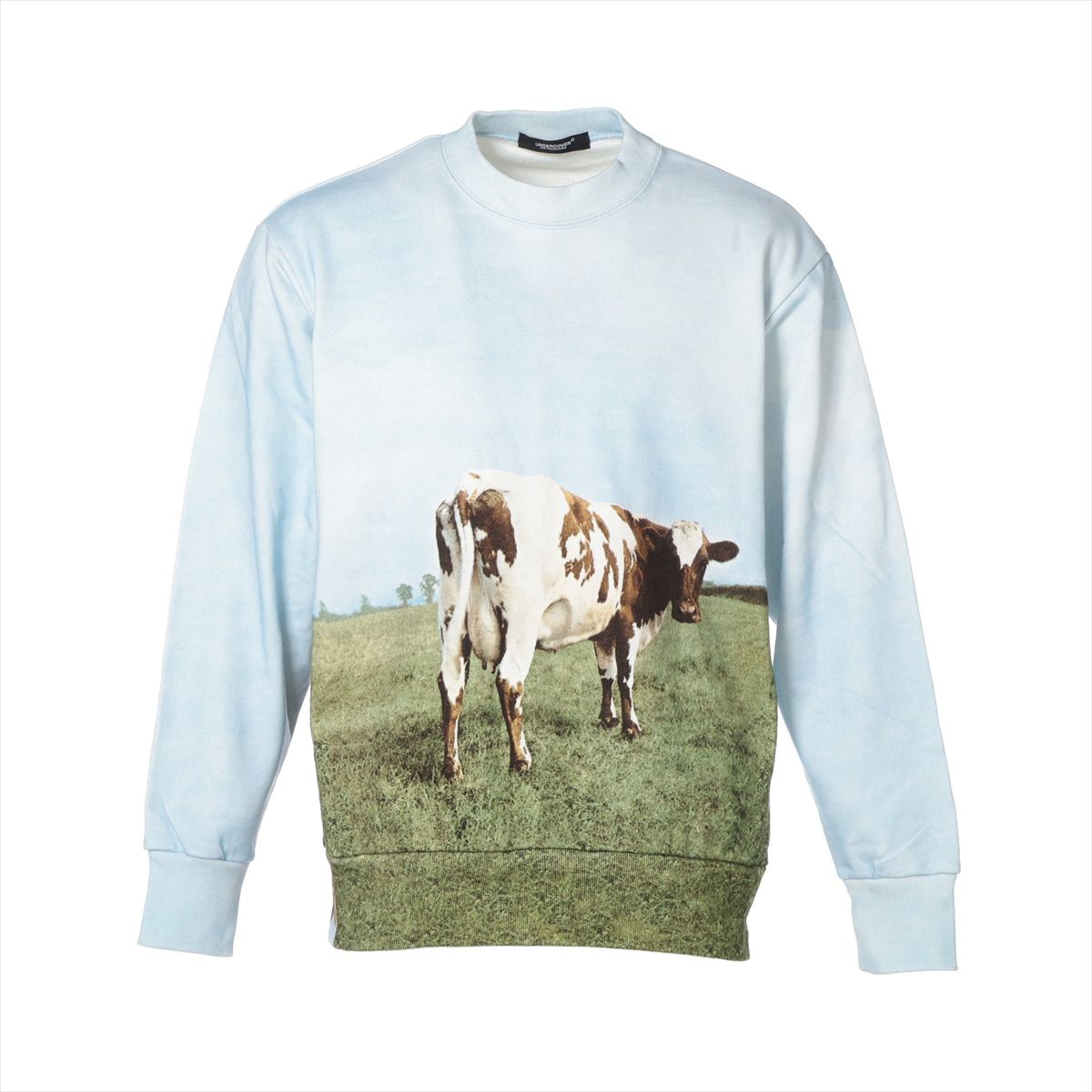 【中古】アンダーカバー×ジュンタカハシ 23SS コットン スウェット 2 メンズ ブルー UC1C4805-1 PINK FLOYD 毛玉あり