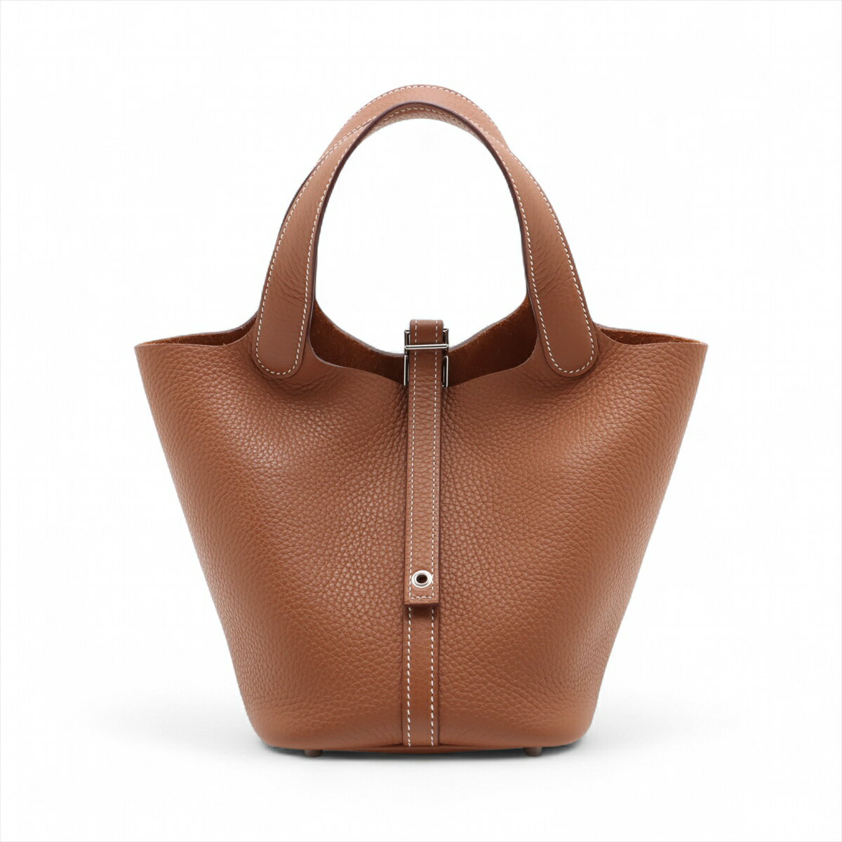 【中古】エルメス ピコタンロック18 PM トリヨンクレマンス ゴールド シルバー金具 K:2025年(4)