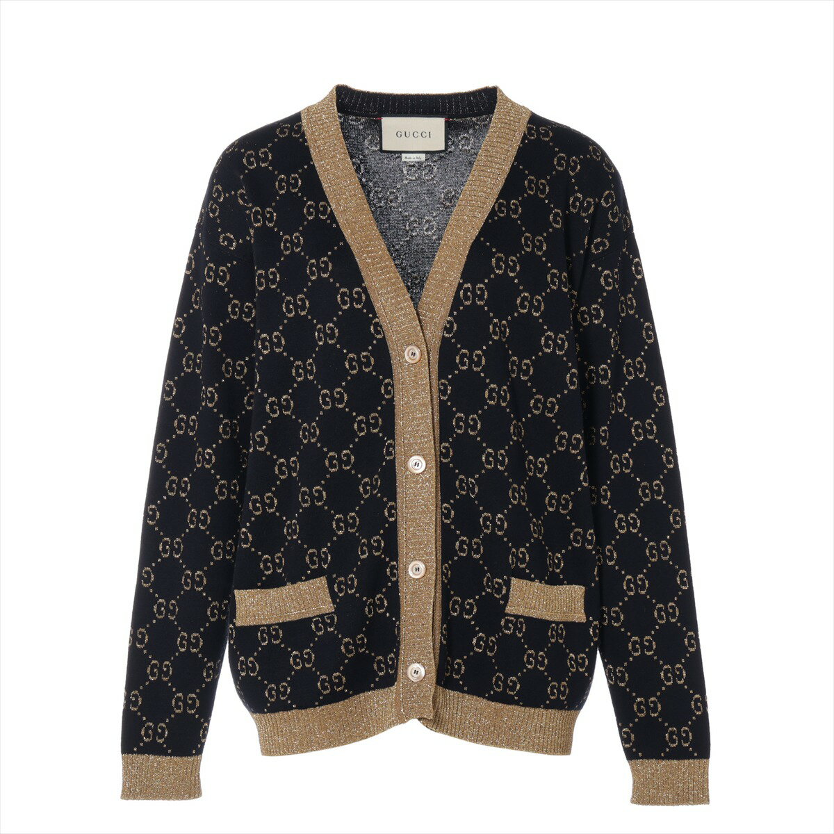 【中古】 グッチコットンカーディガ...