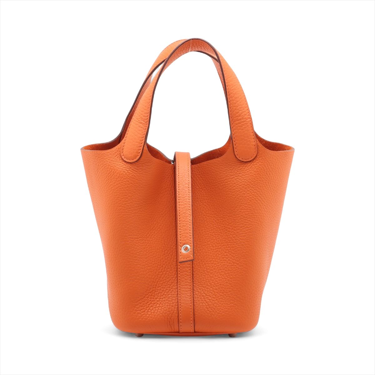 HERMES - 【中古】エルメス ピコタンロック18 PM トリヨンクレマンス オレンジ シルバー金具 W:2024年