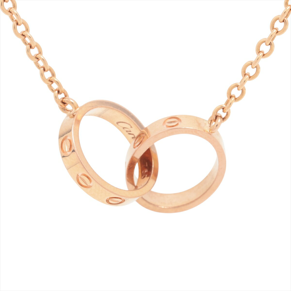 【中古】カルティエ ベビーラブ ネックレス 750(PG) 6.1g