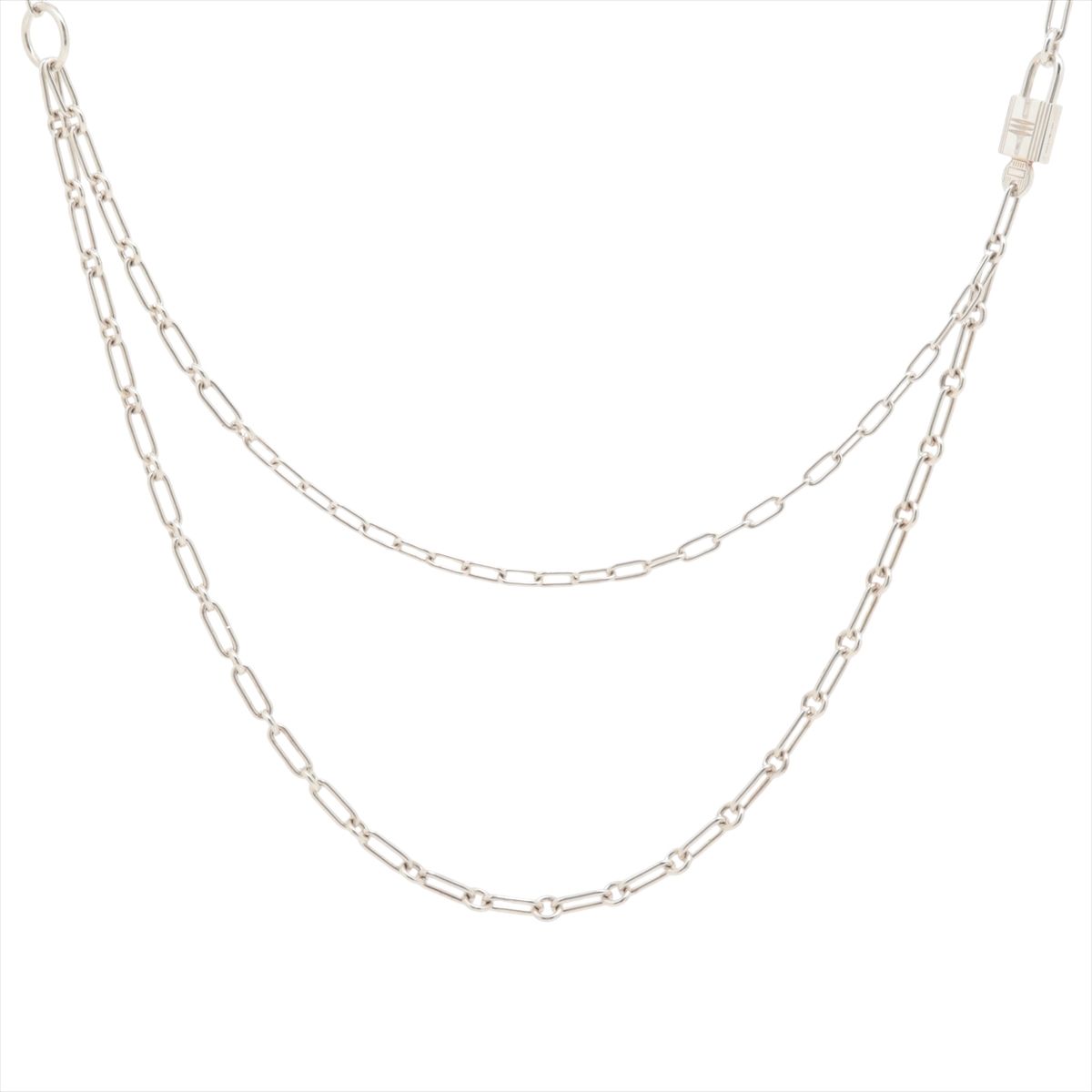 乐天商城 - 【中古】エルメス アルファケリー ネックレス 925 64.3g シルバー