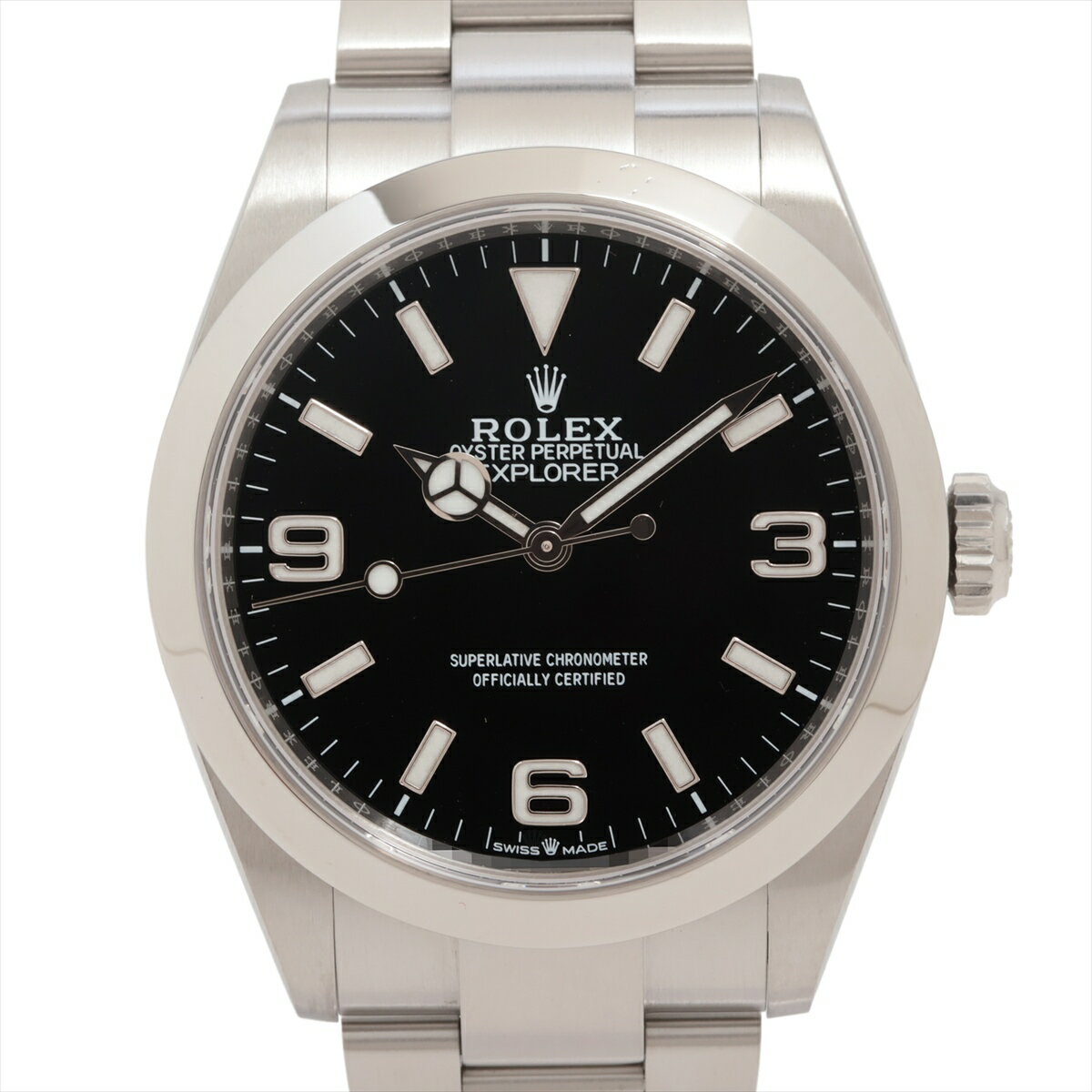 【中古】ロレックス エクスプローラー40 224270 SS SS AT 黒文字盤 あまりごま2