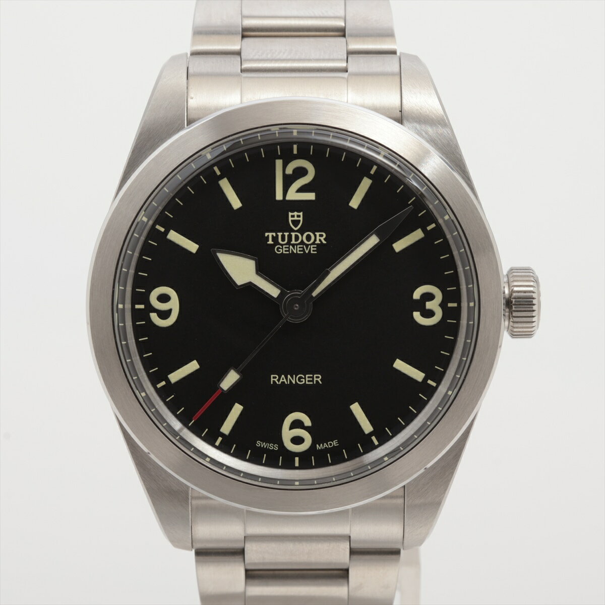 【中古】チュードル レンジャー 79950 SS SS AT 黒文字盤 あまりごま4