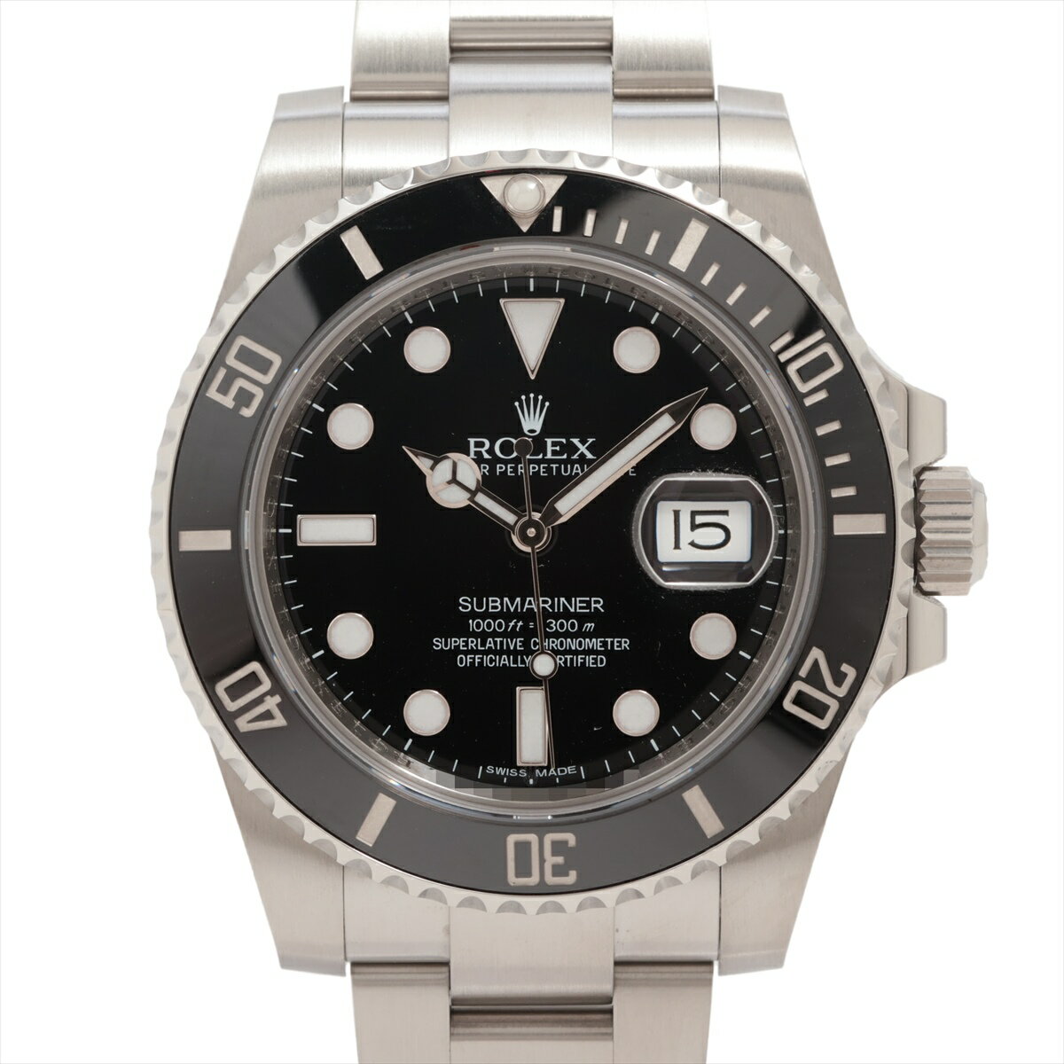 【中古】ロレックス サブマリーナーデイト 116610LN SS SS AT 黒文字盤 あまりごま1