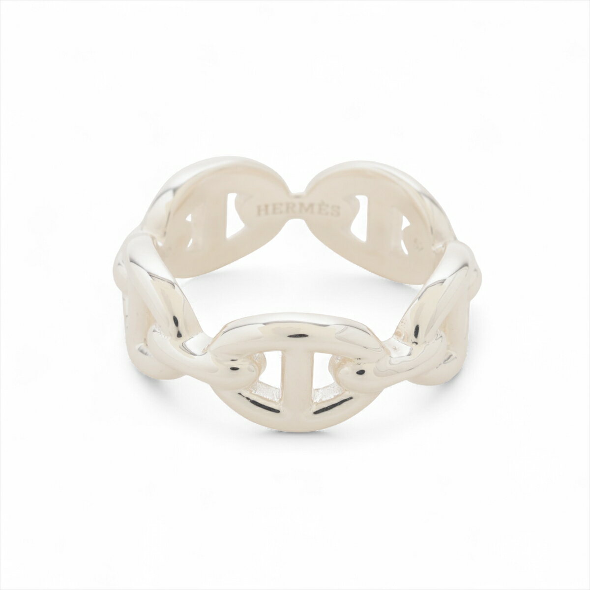 【中古】エルメス シェーヌダンクル アンシェネ 2025 リング 52 925 5.5g シルバー