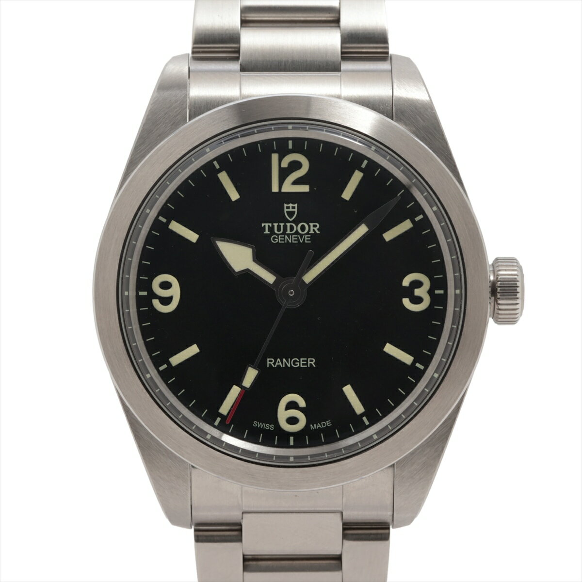 【中古】チュードル レンジャー 79950 SS AT 黒文字盤 あまりごま2