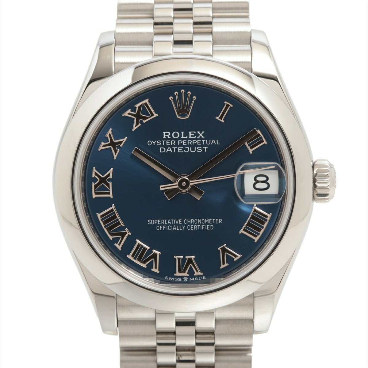 【中古】ロレックス デイトジャスト31 278240 SS SS AT 青文字盤 あまりごま3