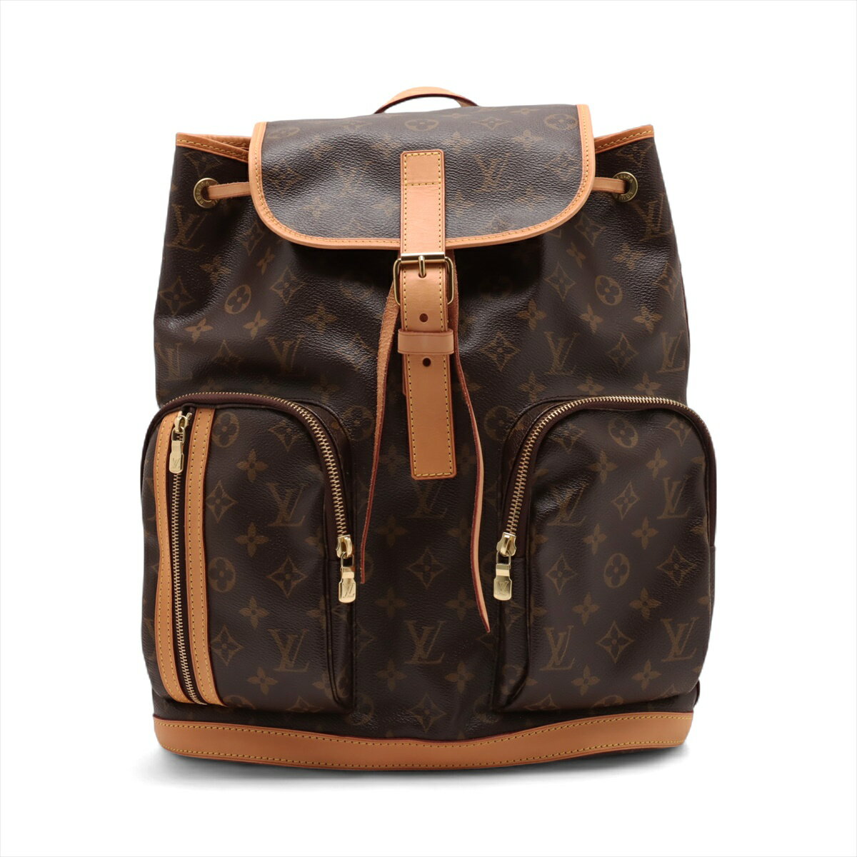 【中古】ヴィトン モノグラム サックアドボスフォール M40107 ブラウン