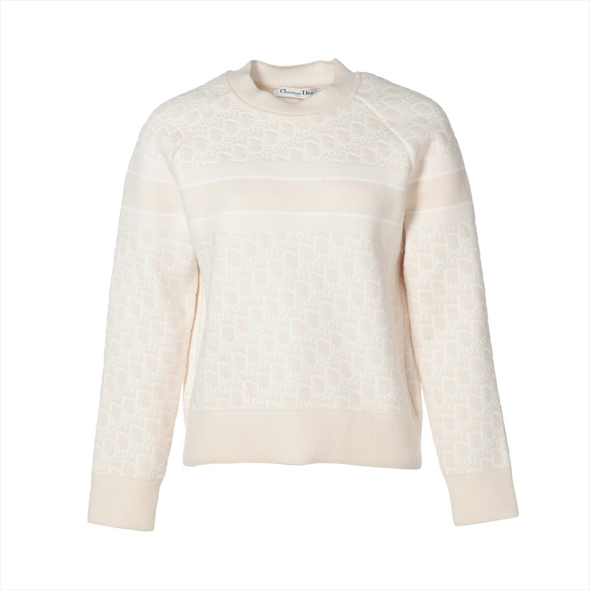 【中古】クリスチャンディオール オブリーク ポリエステル スウェット I38 レディース ベージュ 214S55..