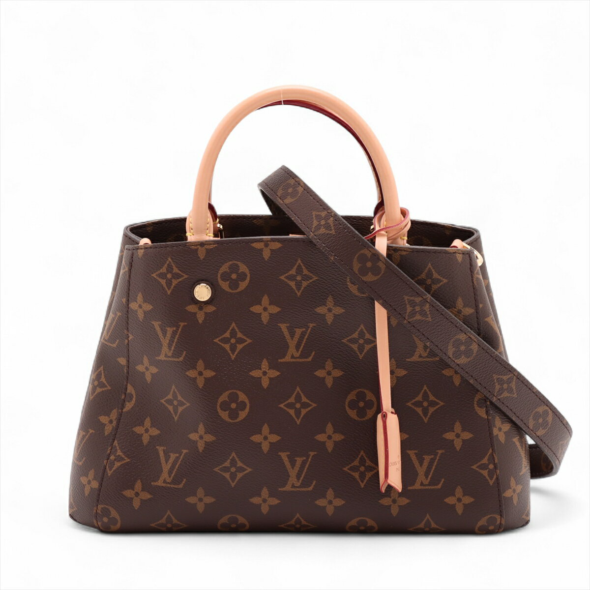 【中古】ヴィトン モノグラム モンテーニュBB M41055 ブラウン(4)