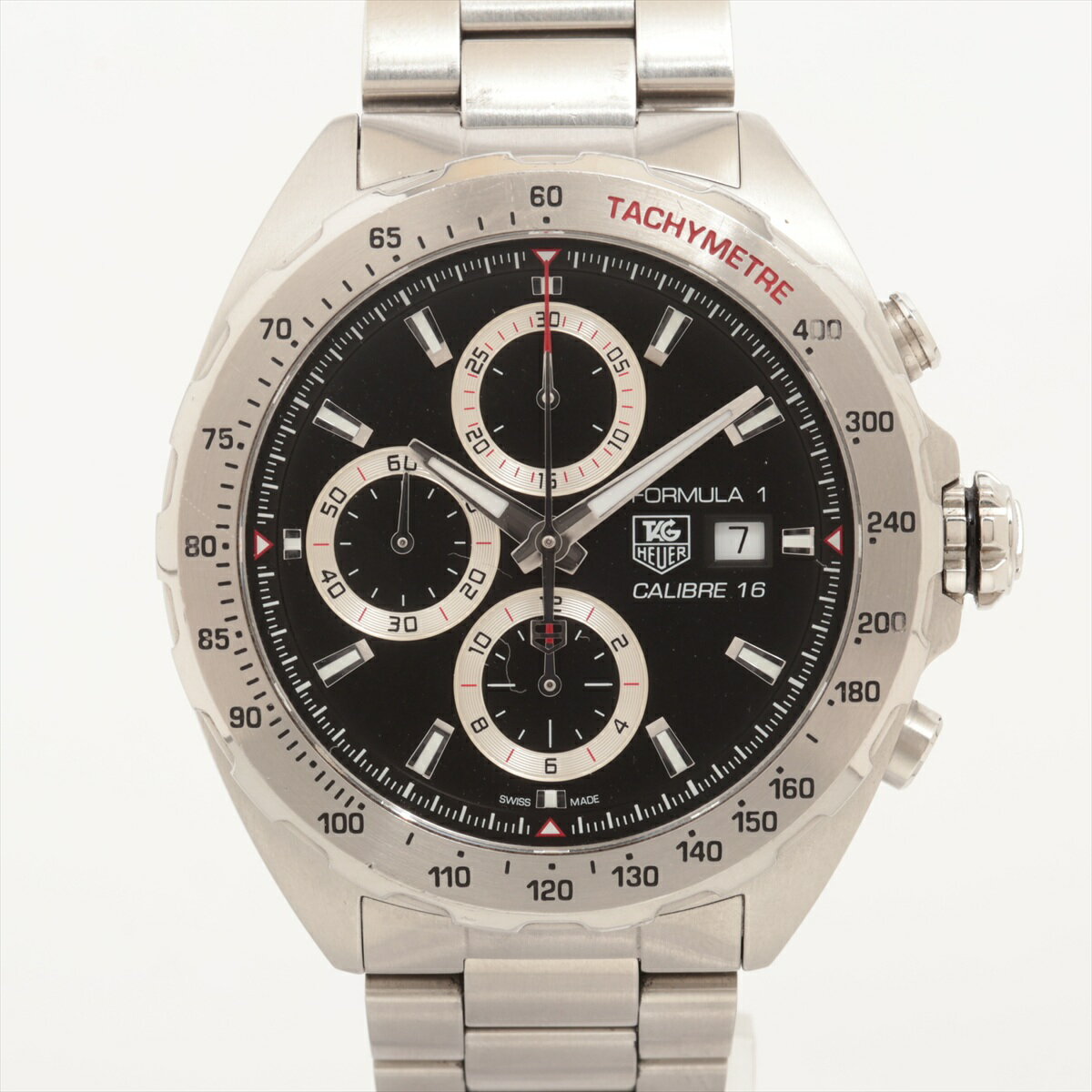 【中古】タグホイヤー フォーミュラ1 CAZ2010.BA0876 SS SS AT 黒文字盤