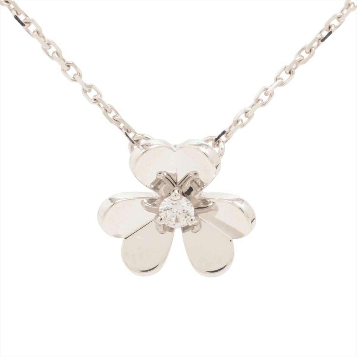 【中古】ヴァンクリーフ&アーペル フリヴォル ミニ ダイヤ ネックレス 750(WG) 3.4g VCARP0J400のサムネイル