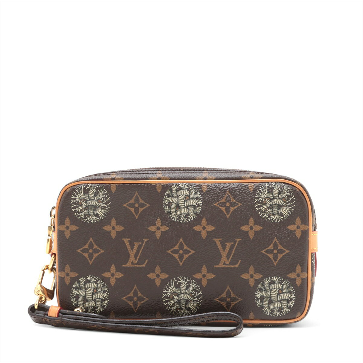 【中古】ヴィトン モノグラム ポシェットヴォルガ M61323 ブラウン