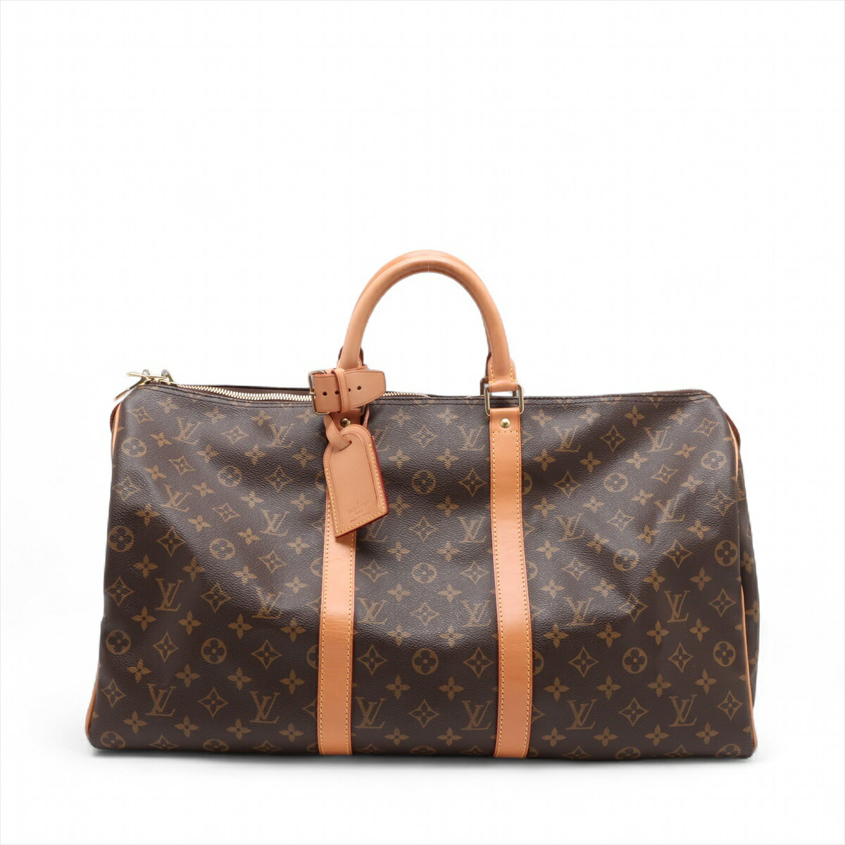 【中古】ヴィトン モノグラム キーポル50 M41426 ブラウン