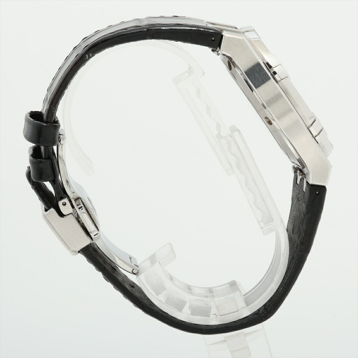 【中古】モーリスラクロア アイコン SS SS×革 AT 黒文字盤 AI6007-SS001-30-1