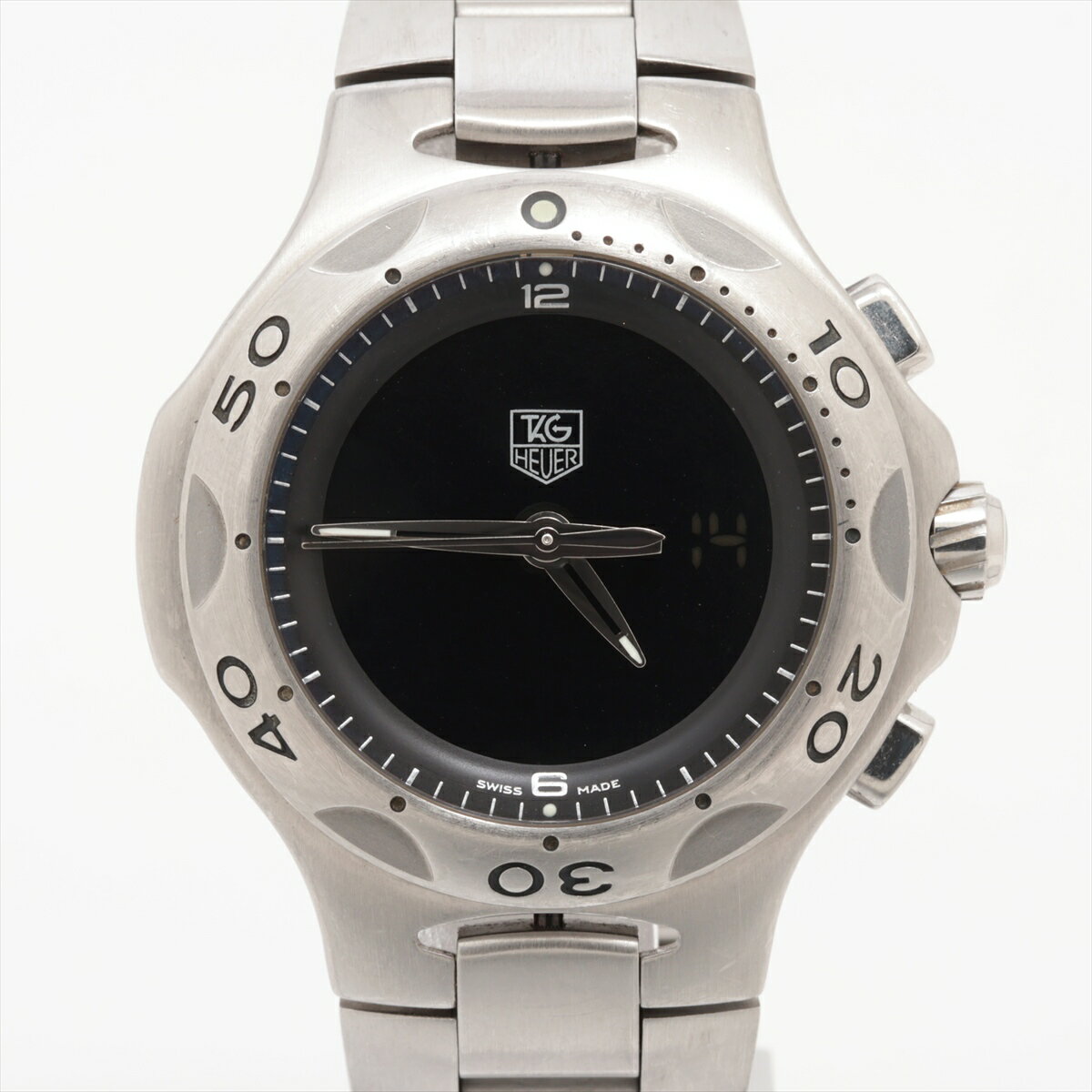 【中古】タグホイヤー キリウム CL111A SS SS QZ 黒文字盤 あまりごま3